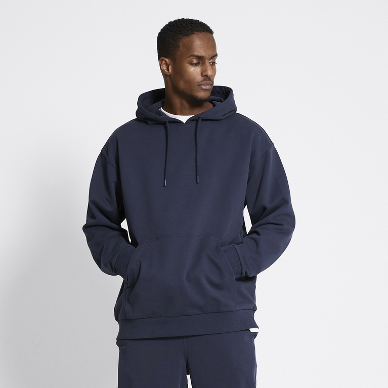 Oversized hoodie "Heavy hood" Midnight Blue
